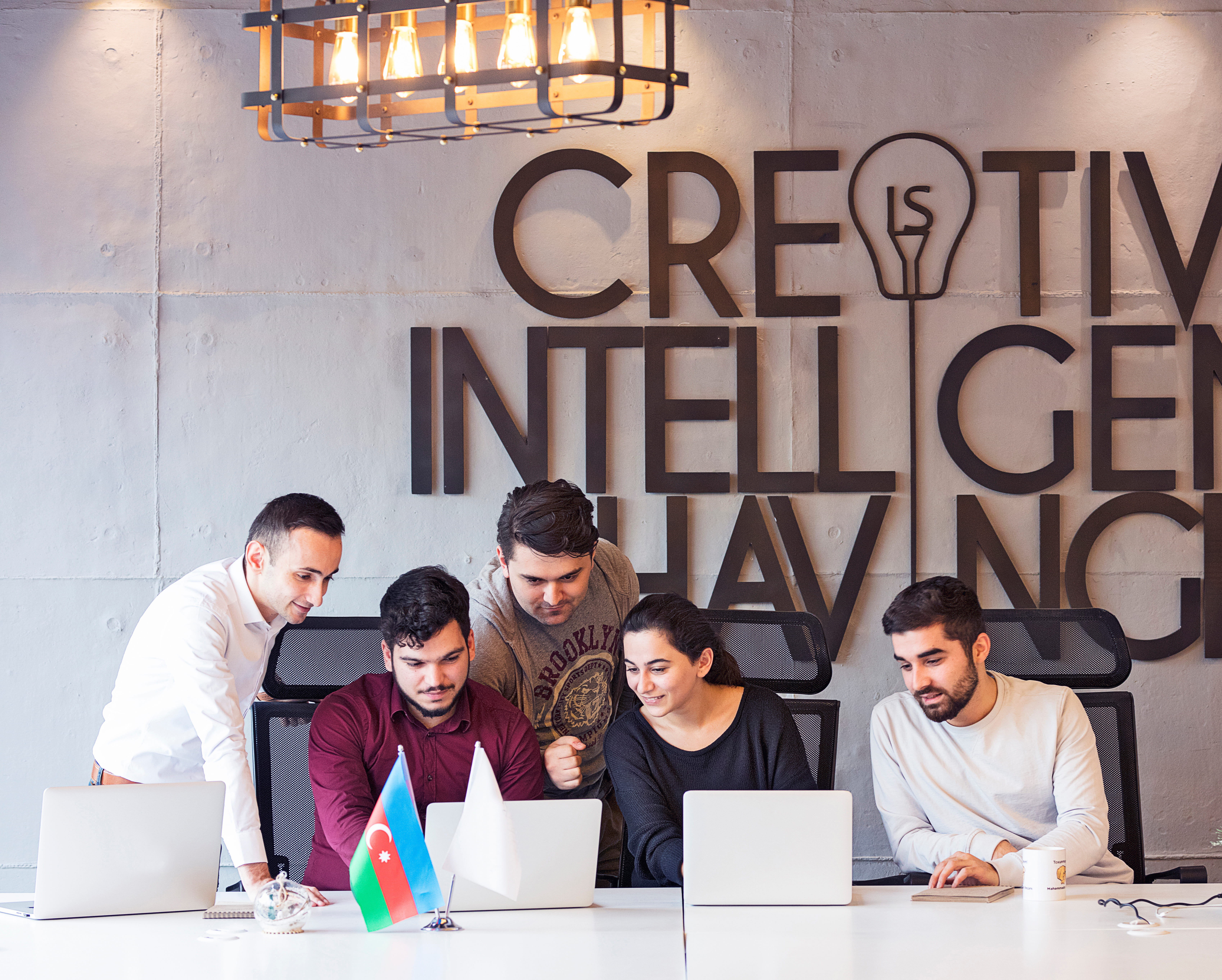 Creative designers team working on a project