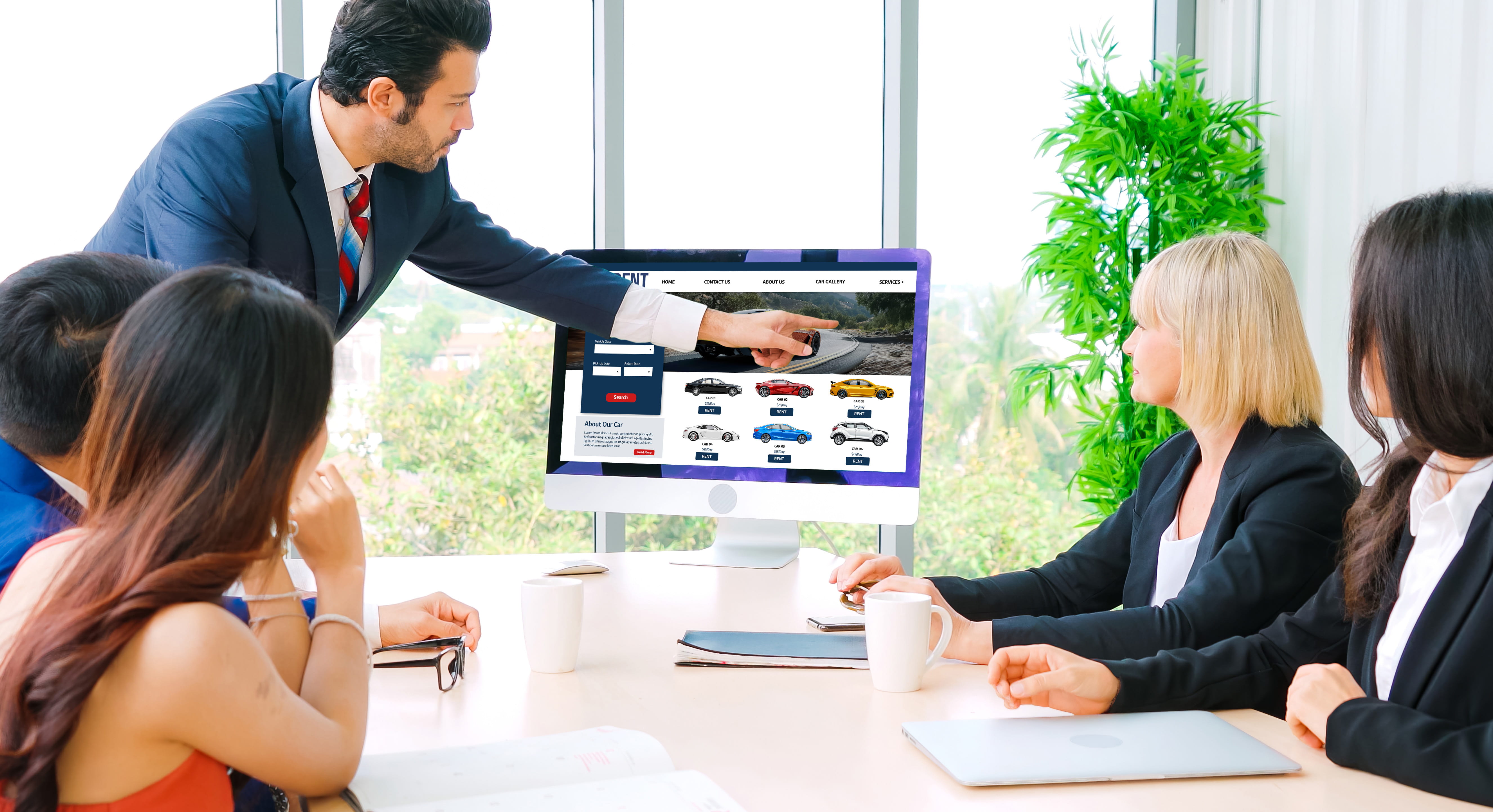 Website screen showing digital customer journey for MonikWave Mosaics LLP